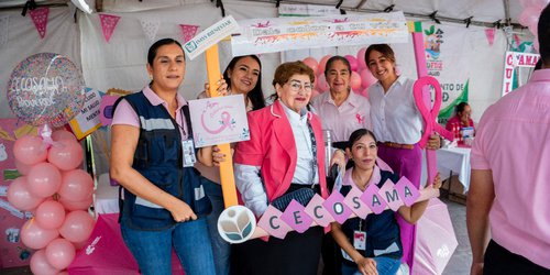 Inicia Mes Rosa en Ciudad Fernández con jornada preventiva