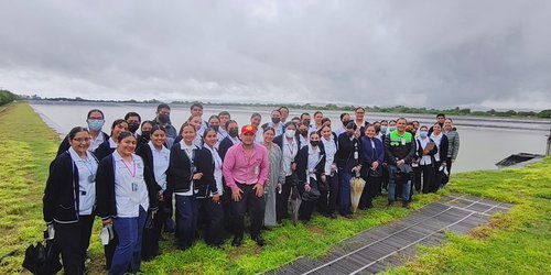 Estudiantes universitarios visitaron la Planta Tratadora de Aguas Residuales en Rioverde