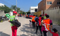 Protección Civil de Rioverde efectuó simulacros en instituciones educativas