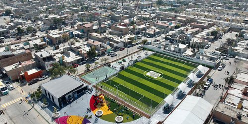 Ricardo Gallardo inicia y entrega infraestructura prioritaria en Pozos