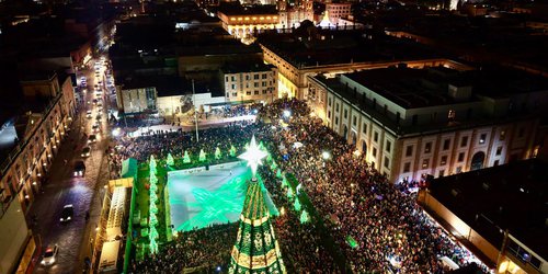 Ricardo Gallardo inaugura espectacular Villa Navideña en Fundadores