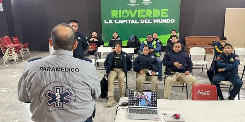 Personal de emergencias de Rioverde recibe capacitación en manejo de hemorragias