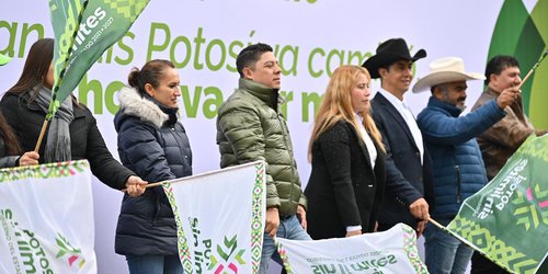 Ricardo Gallardo anuncia inversión histórica para la región media