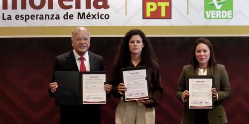 PVEM, Morena y PT unidos en las elecciones del 2027