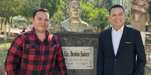 Asociación Liberal apoyará en la restauración del busto de Benito Juárez en CdFdz.