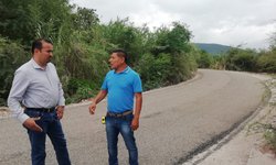 Avance del 70% registra construcción del camino El Huizachal-Buenavista