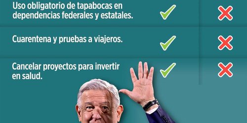 Urgen un viraje; AMLO dice 'no'