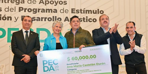 Artistas agradecen apoyo de Ricardo Gallardo para fortalecer proyectos culturales