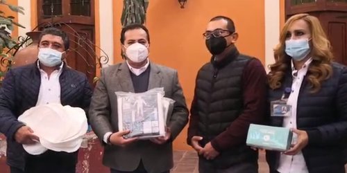 Entregan insumos de protección Covid a Hospital de Rioverde