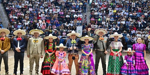 Campeonato Nacional de Charrería engalanó inauguración de Arena Potosí