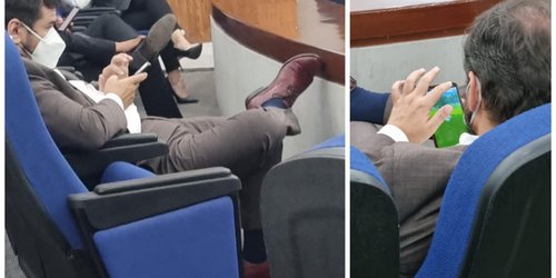 "Balconean" a asesor legislativo jugando Pokemon Go en toma de protesta