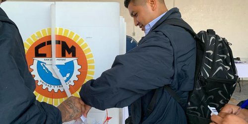 CTM ganó a la “Liga Obrera Sindical” representación sindical en la empresa ASIAWAY en SLP