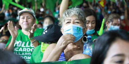 Miles de familias en mitin vallense logran candidatos del PVEM y PT