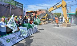 Inicia Gobernador Gallardo rescate de avenida Valentín Amador, y de Soledad