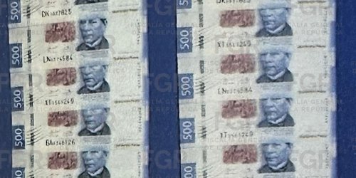 Detienen a sujeto con más de 50 mil pesos en billetes falsos en Real de Catorce