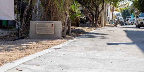 Pavimentaron calle Teponahuastle de la colonia Loma Bonita