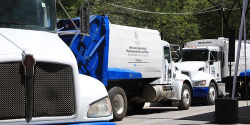Recoge Gobierno de SLP 22 camiones de basura prestados a Municipios