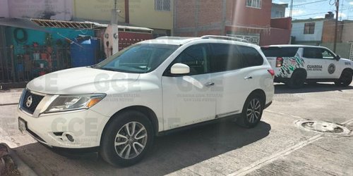 En dos horas, Guardia Civil recupera camioneta con reporte de robo en SLP