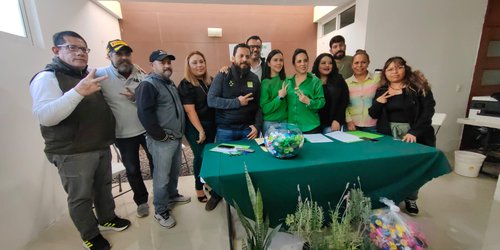 Campaña del PVEM para proteger el ambiente en Rioverde