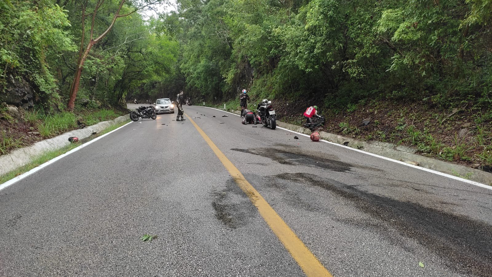 Se Matan Dos Motociclistas En Choque Sobre Carretera Libre Cerca De