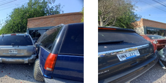 Irresponsable sujeto causa choque de cuatro vehículos y huye