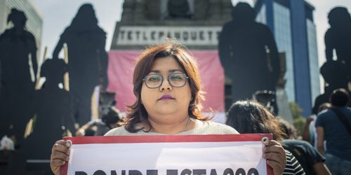 "Preocupante" la cifra de mujeres desaparecidas en México
