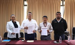 Alcalde firma con CONAFOR convenio de pago a brigadistas