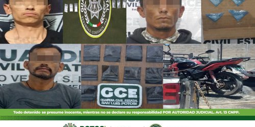 Guardia Civil asegura 100 dosis de narcóticos en las últimas 24 horas