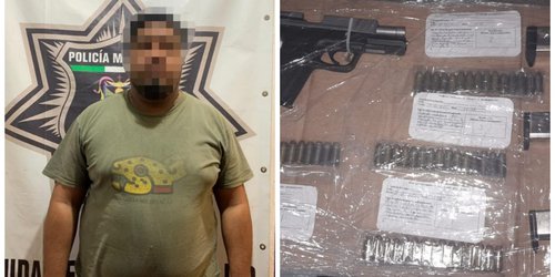 Detienen a sujeto armado y con cartuchos útiles en CdFdz
