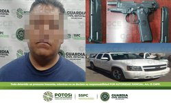 En La Pila, Guardia Civil Estatal detiene a sujeto con arma de fuego