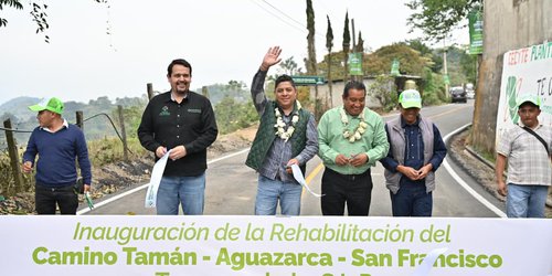 Ricardo Gallardo anuncia "Enchúlame tu comunidad" en 50 localidades de Tamazunchale