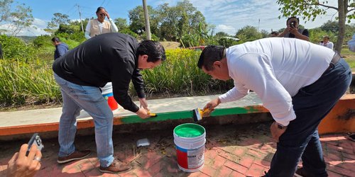 Inicia en Tamazunchale programa "Enchulando tu comunidad"