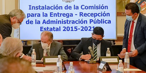 Este miércoles cierre formal de la entrega-recepción del Gobierno Estatal