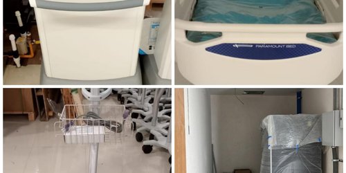 Reportan avance del 90% en equipamiento del Hospital Central