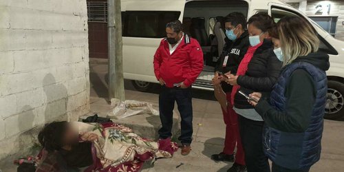 DIF Rioverde atiende llamado de persona en situación de riesgo en Puente del Carmen