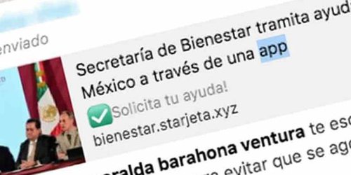 ¡Cuidado! Circula falso apoyo de 25 mil pesos de gobierno federal para robar datos