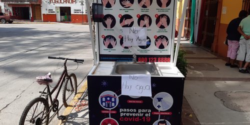 Fuga dejó sin agua a todo el centro de Ciudad Fernández