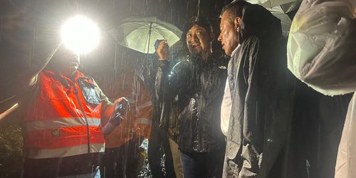 Gobierno del Estado lleva apoyo a la Huasteca por fuertes lluvias