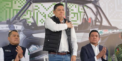 Ricardo Gallardo fortalece a Protección Civil Estatal con unidades y equipo