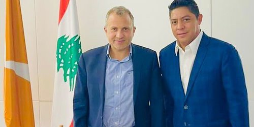 Afianza Ricardo Gallardo relaciones con virtual presidente de Líbano