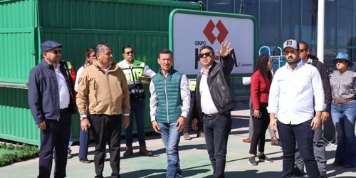 Supervisa gobernador Gallardo preparativos para festival navideño en SLP
