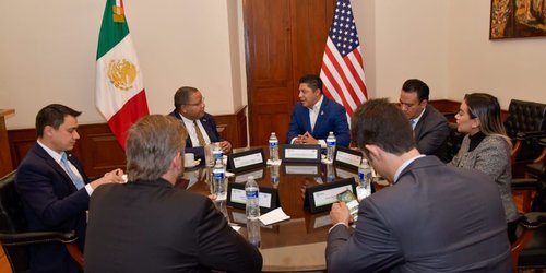Impulso a la inversión y colaboración internacional, acuerdan Gobernador y Cónsul de EUA