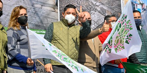 Inicia gobernador Gallardo modernización de avenida Vasco de Quiroga