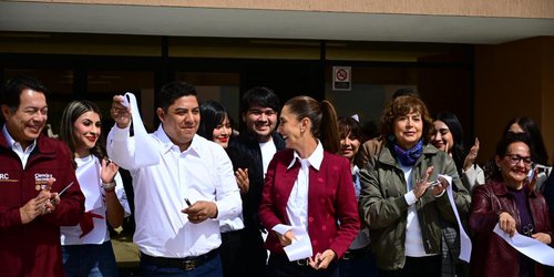 Gallardo y Sheinbaum inauguran Universidad Rosario Castellanos a favor de estudiantes potosinos