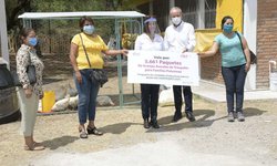 LVR entregó granjas avícolas y apoyos alimentarios en Santa Maria del Río