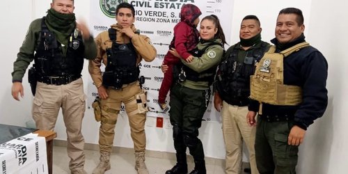 Protección Civil Estatal auxilia a menor extraviado en El Refugio