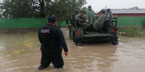 Tormenta tropical Hanna provoca daños e inundaciones en Nuevo León y Tamaulipas