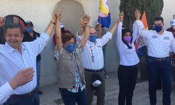 Excandidata de Fuerza por México se adhiere a proyecto de Octavio Pedroza; llama al voto útil