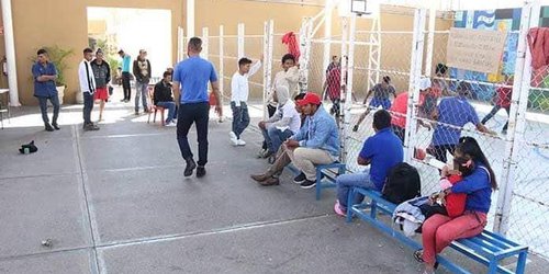 Baja migración a EU de personas que pasan por SLP