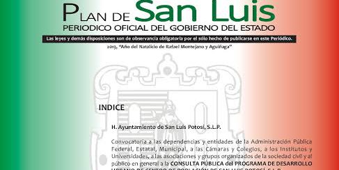 Se publica nueva Ley del Periódico Oficial del Estado de San Luis Potosí